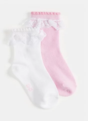 Комплект из 2 пар носков для девочек